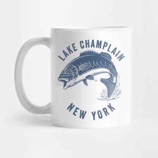 Lake Champlain Bass Fishing Mug